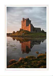 Dunguire Castle at Sunset