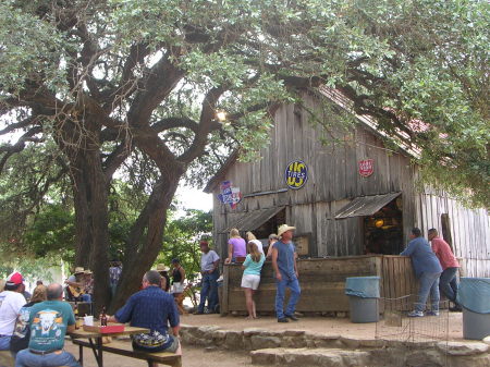Bar area in Luchenbach Texas