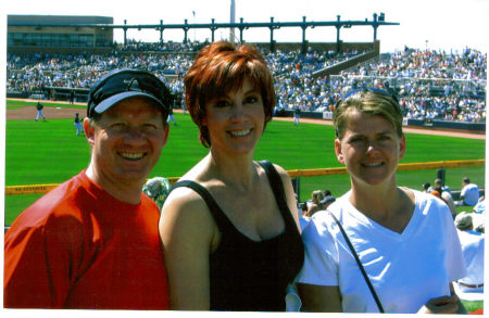 Kenley, Rory & Emily at Spring Training - AZ