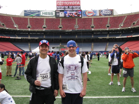 Giants draft day party & 5K run