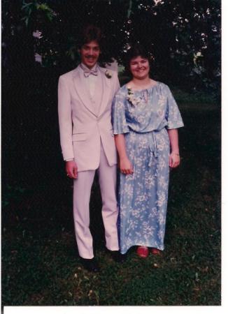 Jon Lockmiller and Marj before 1982 Prom