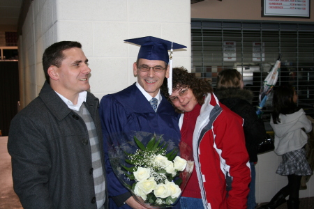Me with brother and sister at Graduation