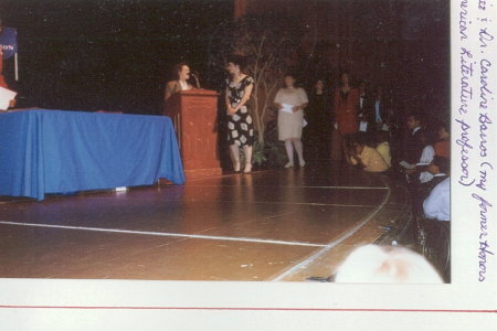 Dr. Caroline Barros (Hon'Lit') & me-4/15/96