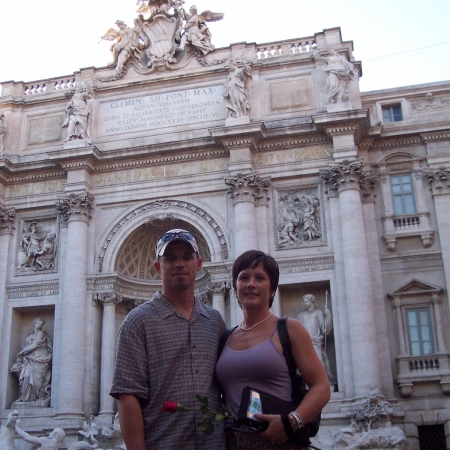 Gary and I in Rome, Italy