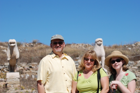 Anthony, me & Katie Delos, Greece July, 2007