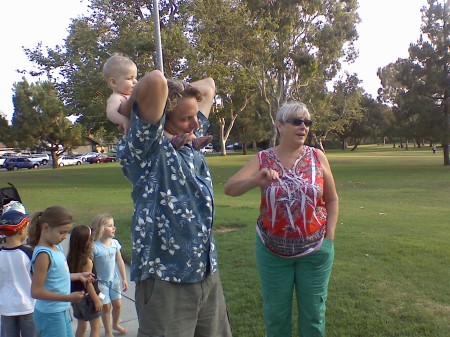 John, Isabelle and Nana Penney