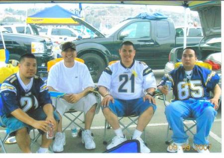 Chargers tailgate