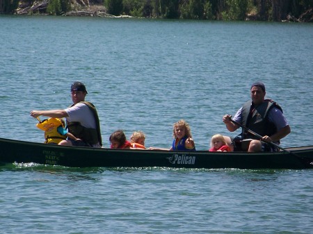 Boating at Palisade Lake