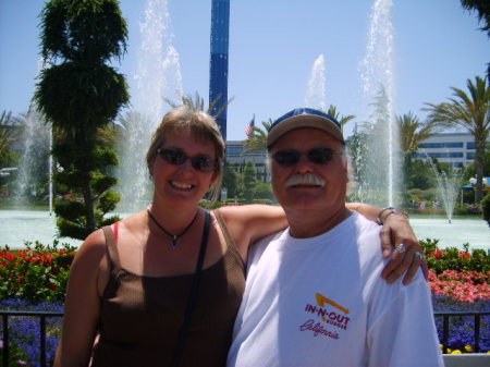 Me and my hubby Dave at Great America