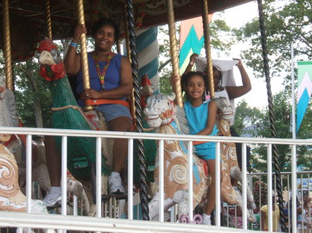 Azhane and me at Great Adventures