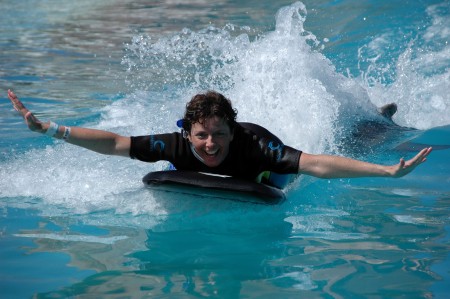 Dolphin Surfing - Cheryl