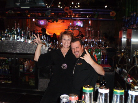 Me in Vegas having fun with the bartender