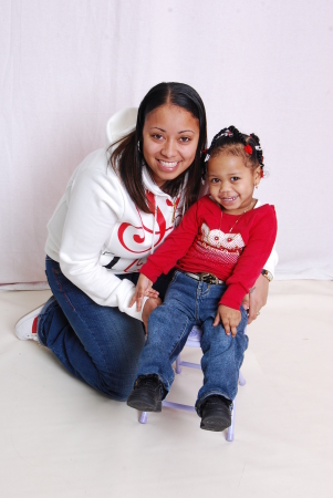 My oldest daughter & my grandbaby