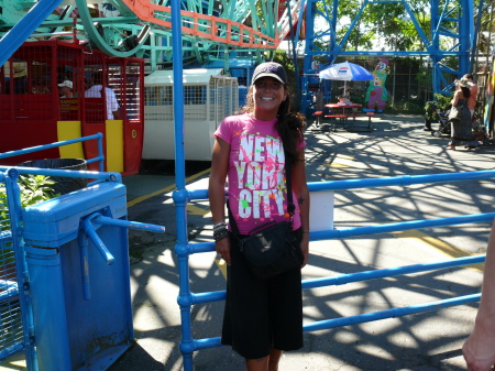 Carla and The Wonder Wheel Coney Island 2008