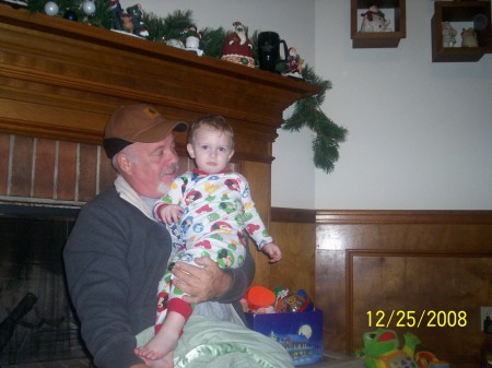 My hubby and grandson Brennen