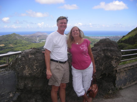 Vacation with husband David in Hawaii