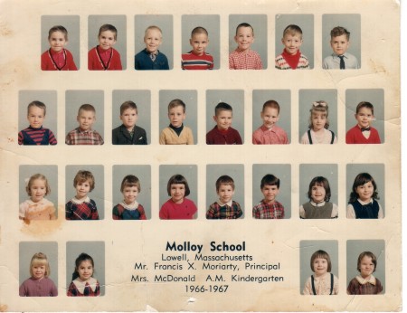 Kindergarten Class Molloy School 1966-67
