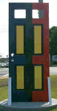 Mondrian door