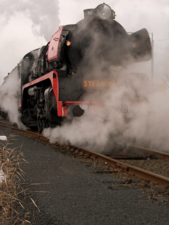 Old steam locomotive