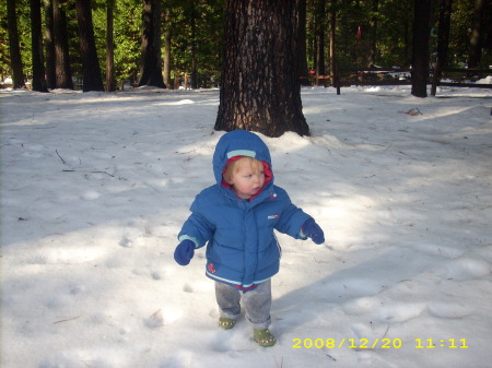 First time in the snow