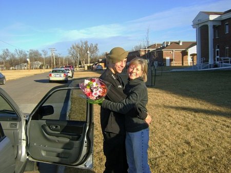 He got me flowers!