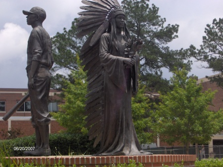 FSU - Bronze statue - Home of the Seminoles