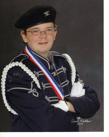 Ryan in the LD Bell Blue Raider Band