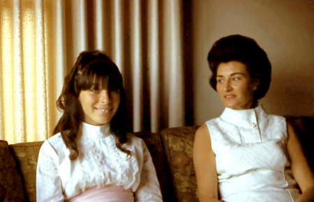 1968 8th Grade graduation Me & my Mom