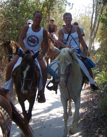 Horseback riding in Mexico