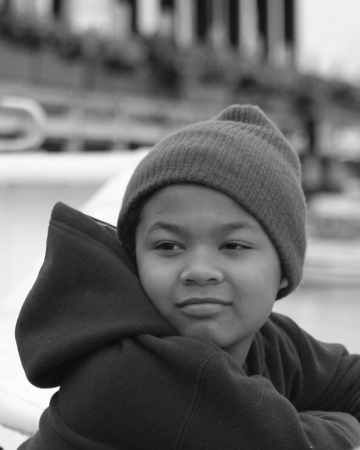 t on boat 1 bw