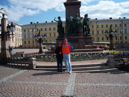 Lynda and I in Russia