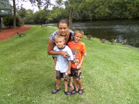 Me and my boys on vacation June 2008