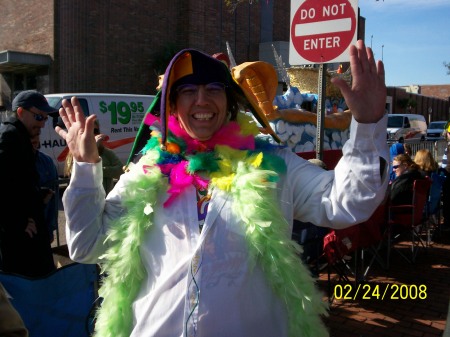 Wanda at Mardi Gras