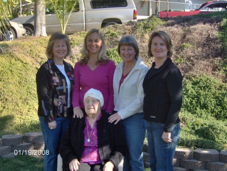 Me and my sisters and our Grandma