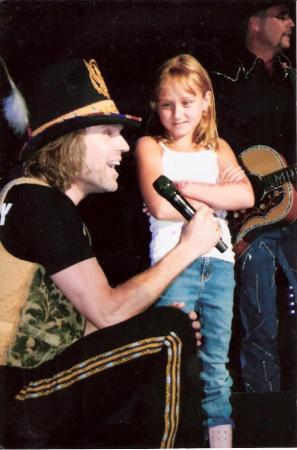 Granddaughter Emmi with Big and Rich