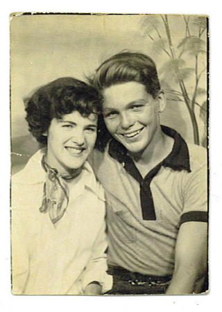 Bud and friend from Topeka 1954 Age 15