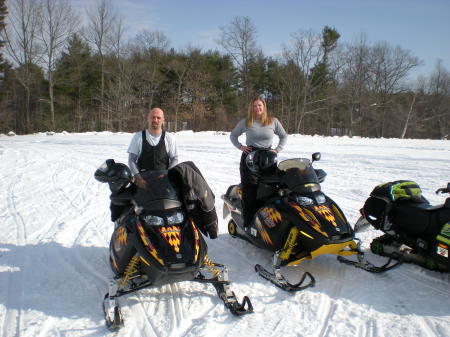 Snowmobiling January 09