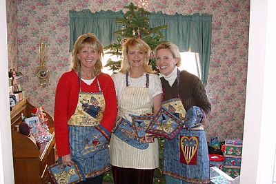 Martha with sister and daughter