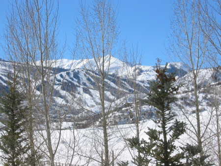 ski mountain from my deck