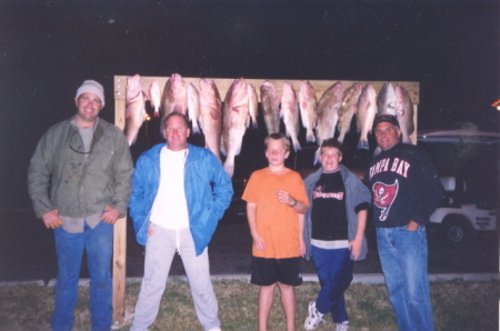 Good day of Grouper fishing in eary 2005.