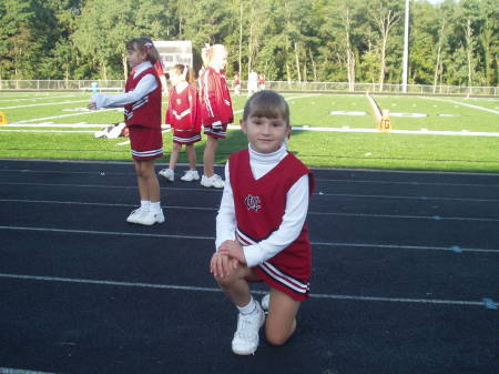 My daughter Eireland cheerleading
