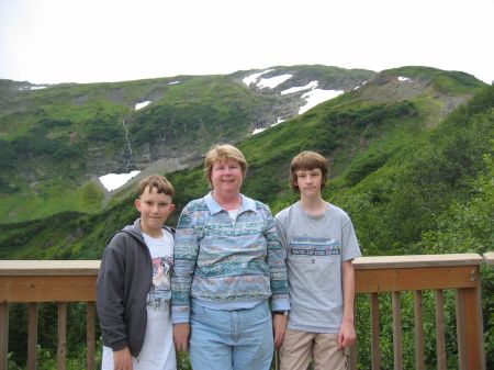 Justin, Kathie and Matthew in Juneau, Alaska