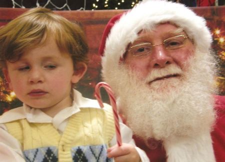 Camryn & Santa