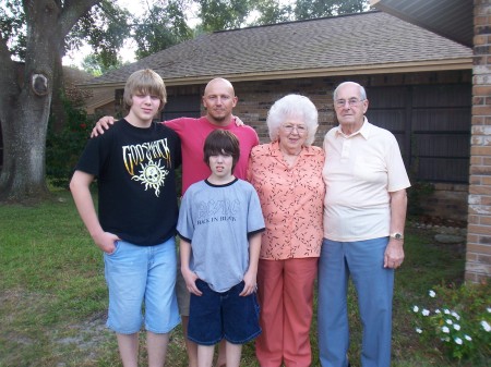 Kevin, Kyle, Me, Aunt Annie & Uncle Al