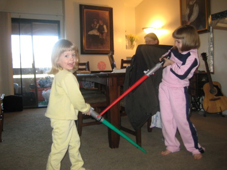 Light saber duel