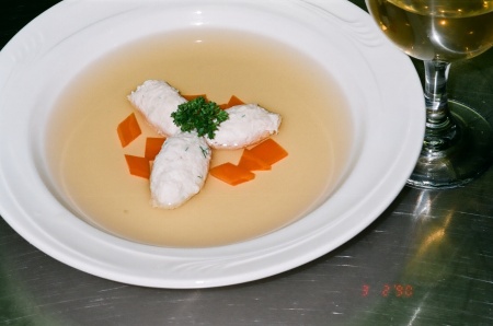 Chicken Consomme w/ Chicken Quenelles