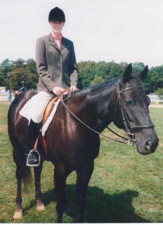 Our daughter Lauren and her horse Kelly