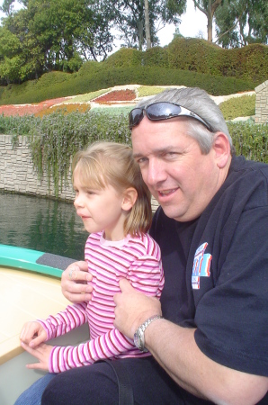 Andy and Grand daughter Madison at Disneyland