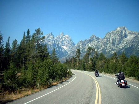 on the way to Yellowstone-in July