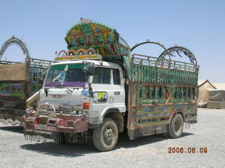 Jingle truck Afghanistan.